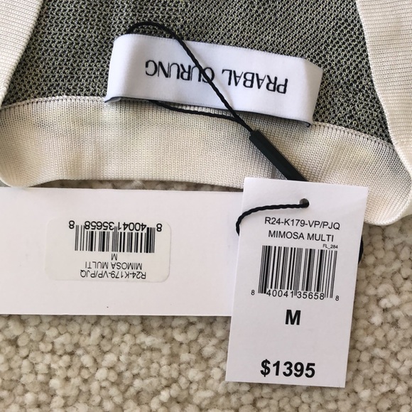 NWT Authentic Designer Prabal Gurung Floral knit knee length Dress - Picture 8 of 15